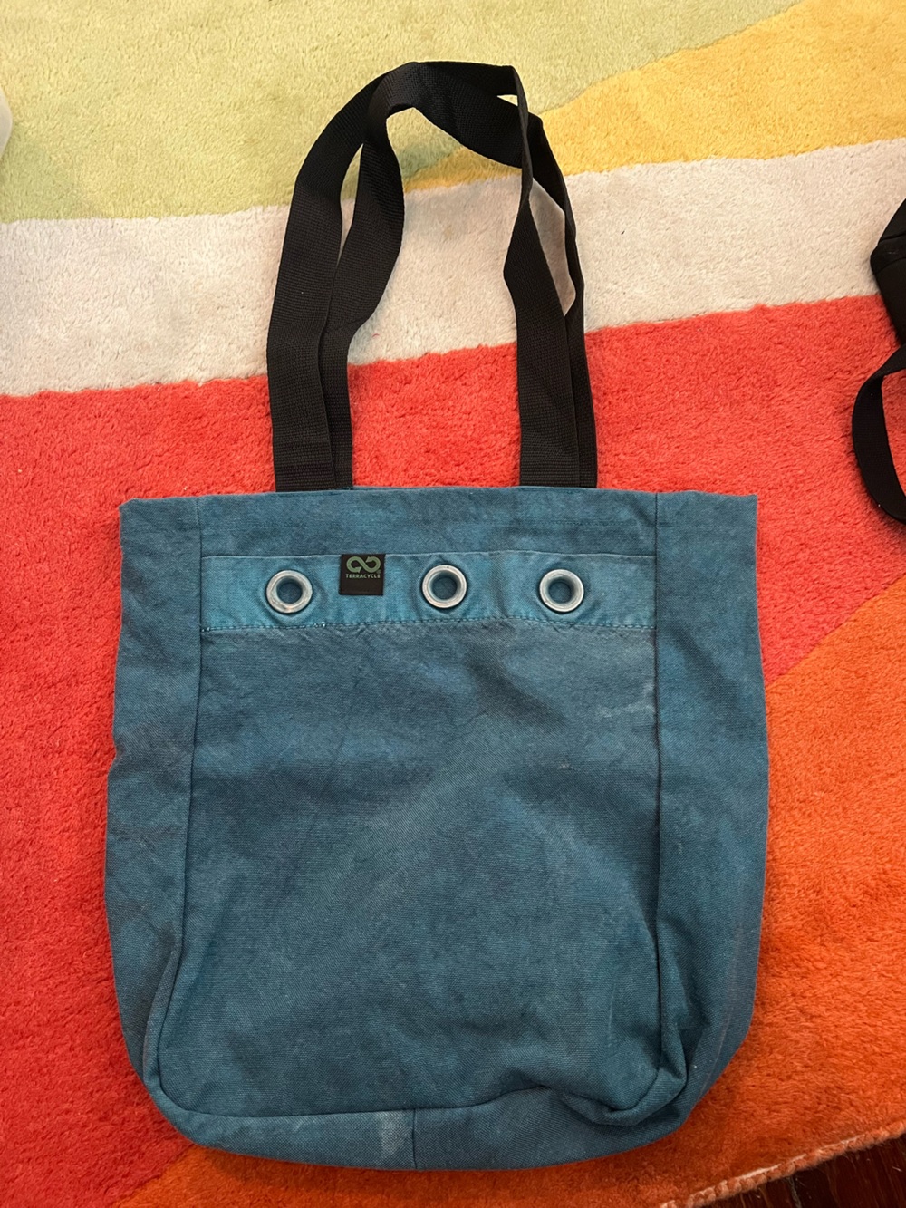 USPS Sea Green Upcycled Mailbag Tote made by TerraCycle